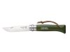 Nóż Opinel Colorama 08 Khaki 8,5 cm grab rzemień